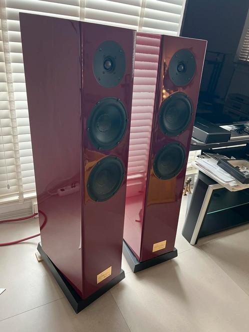 Audiodata Elance Anniversaire speaker set 45kg, Audio, Tv en Foto, Luidsprekers, Zo goed als nieuw, Front, Rear of Stereo speakers