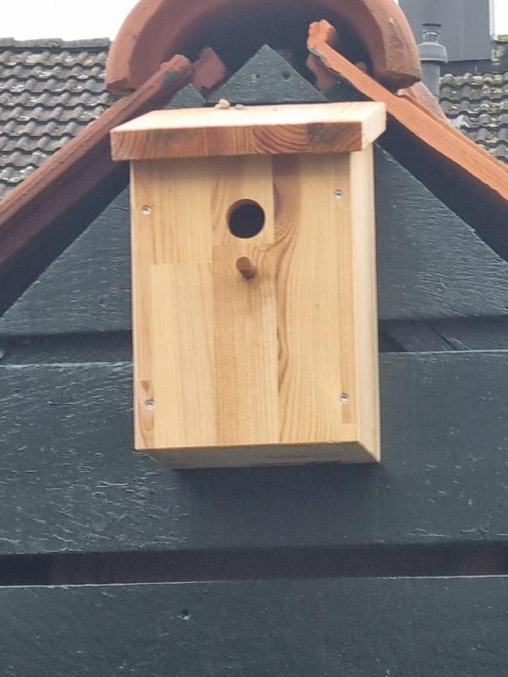 Vogelhuisje / nestkastje nieuw, Tuin en Terras, Vogelhuisjes en Vogelbaden, Nieuw, Ophalen of Verzenden