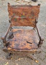 Antieke ridderstoel. Opknappertje, Ophalen