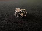 Skull / schedel ring, 20 of groter, IJzer of Staal, Heer, Nieuw