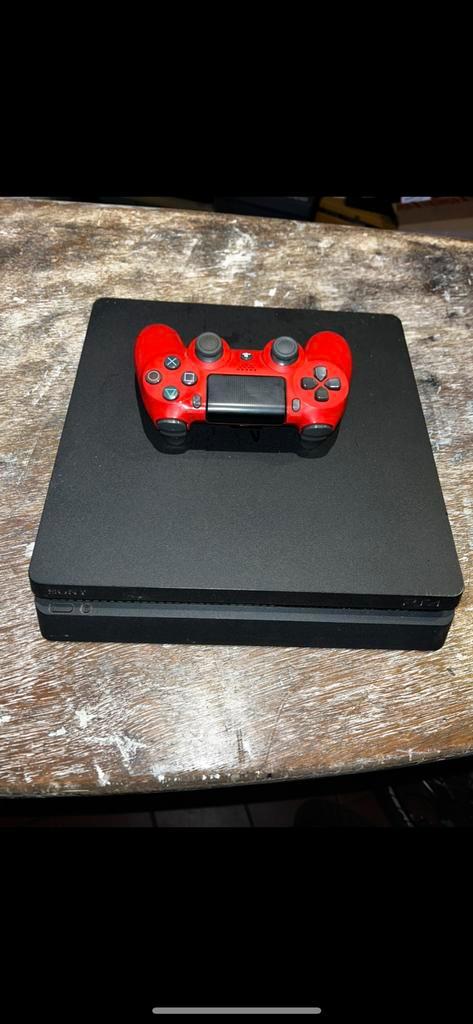SONY Playstation 4 SLIM, 1 TB, 1 controller , HDMI kabel, Spelcomputers en Games, Spelcomputers | Sony PlayStation 4, Zo goed als nieuw