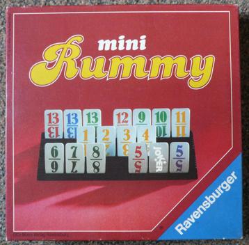 mini RUMMY, rummikub van RAVENSBURGER 636,maakt geen herrie beschikbaar voor biedingen