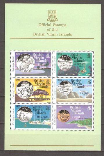 Virgin Islands PF SG ms 559 Vis en Munt op zegel beschikbaar voor biedingen