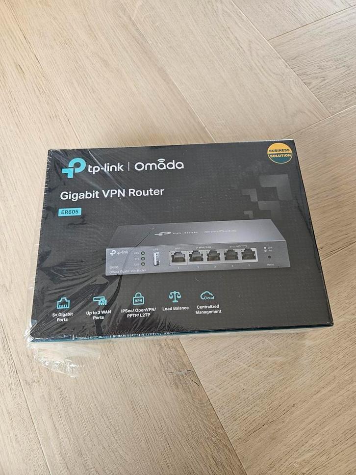 TP-Link Omada Gigabit VPN Router ER605 V2, Computers en Software, Routers en Modems, Nieuw, Router, Ophalen of Verzenden