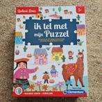 Ik tel met mijn puzzel (Clementoni), Ophalen of Verzenden, Meer dan 50 stukjes, Zo goed als nieuw