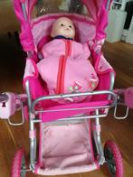 poppenwagen roze stevig gratis extra's, Kinderen en Baby's, Speelgoed | Poppen, Overige typen, Gebruikt, Ophalen