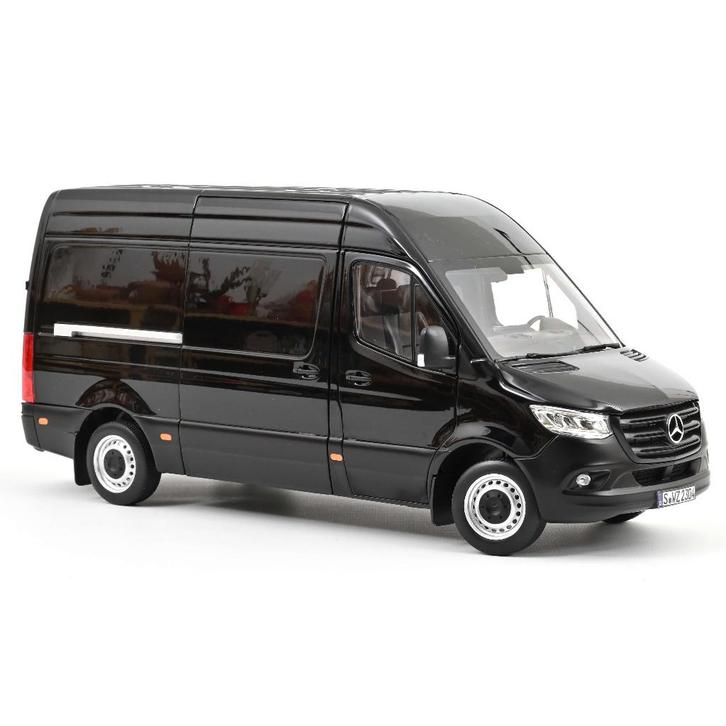 Mercedes Benz Sprinter 2018 Zwart schaal 1/18 NOREV 183041, Hobby en Vrije tijd, Modelauto's | 1:18, Nieuw, Auto, Norev, Verzenden