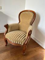 Antieken stoel, groen geel, hout, Groen, Minder dan 10 m², Laminaat, Gebruikt