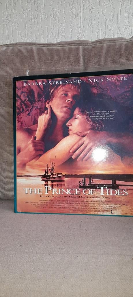 Tekoop laserdisc film The Prince Of Tides  PAL, Ophalen of Verzenden, Zo goed als nieuw