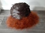 Dameshoed  met (dons)veren, Ophalen of Verzenden, Gedragen, One size fits all, Hoed