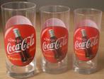 Set: 3 maten Coca Cola glazen Always Coca-Cola 0,2, 0,3 0,4, Verzamelen, Verzenden, Nieuw, Bierglas