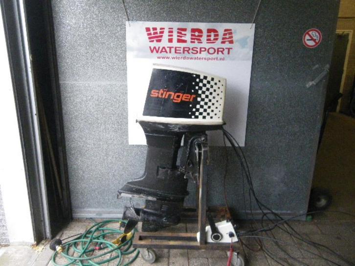 70 pk johnson 2 takt langstaart ,afstand bediening, Watersport en Boten, Buiten- en Binnenboordmotoren, Gebruikt, Benzine, Buitenboordmotor