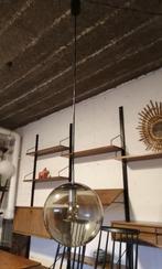 Retro jaren 60 bollamp, rookglas hanglamp, Verzamelen, Retro, Ophalen, Huis en Inrichting