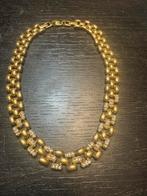 Vintage antiek Swarovski Gold goud verguld ketting 1980, Sieraden, Tassen en Uiterlijk, Kettingen, Ophalen of Verzenden, Gebruikt