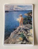 ZOMER! anders zorn postcard in de scheren, Verzenden, 1980 tot heden, Ongelopen, Seizoenen