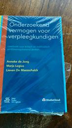 Anneke de Jong - Onderzoekend vermogen voor verpleegkundigen, Ophalen of Verzenden, Zo goed als nieuw, Anneke de Jong; Marja Legius; Lieven De Maesschalck