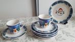 6-delig Kerstontbijtset met Sneeuwpop decor, Ophalen of Verzenden, Zo goed als nieuw