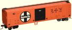 Bachmann H0 17902 - 4-assige 50' Steel Reefer van SF in ovp, Hobby en Vrije tijd, Overige merken, Gelijkstroom, Ophalen of Verzenden