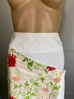 H483 Stroke maat 38=M rok rokje wit/beige/groen, Kleding | Dames, Rokken, Maat 38/40 (M), Wit, Ophalen of Verzenden, Zo goed als nieuw