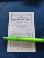 Heel oud bidprentje Borgerhout Jozefina Dyckmans 1816 1883, Ophalen, Bidprentje
