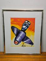 Herman Brood zeefdruk - Vliegtuig (1998), Antiek en Kunst, Kunst | Litho's en Zeefdrukken, Ophalen