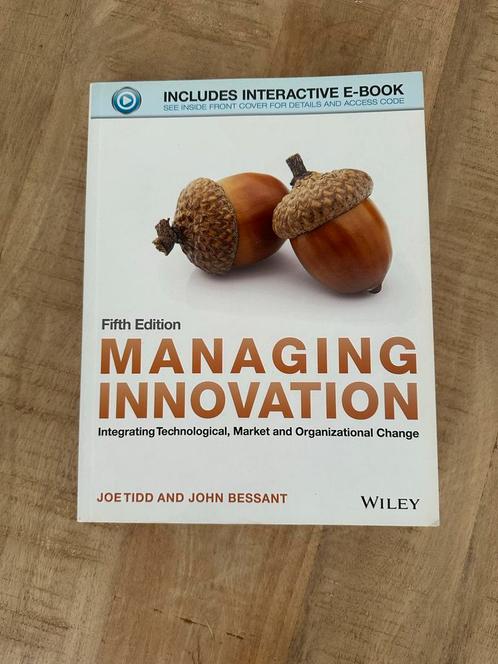Managing Innovation - Tidd & Bessant, Boeken, Economie, Management en Marketing, Zo goed als nieuw, Management, Ophalen of Verzenden