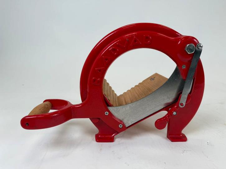 Raadvad Broodsnijder - Vintage Deens Design kleur rood, Antiek en Kunst, Antiek | Keukenbenodigdheden, Ophalen of Verzenden