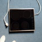 Electrische Keramische kookplaat inbouw met perilex stekker, Witgoed en Apparatuur, Ophalen, Keramisch, 4 kookzones, Zo goed als nieuw