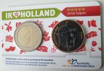 Nederland Ik hou van Holland Tulpen 2018 coincard nr 5, Postzegels en Munten, Munten | Nederland, Losse munt, Verzenden