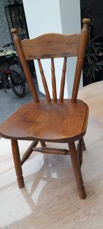 Kleuterstoel/ kinderstoeltje massief eiken jaren 70., Ophalen of Verzenden, Gebruikt, Stoel(en)