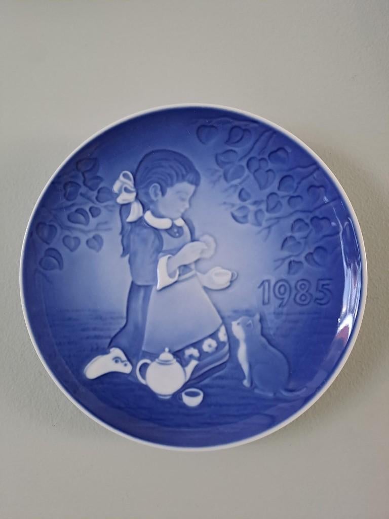 Bing & Grøndahl wandbord Royal Copenhagen 1985 - 13 cm, Ophalen of Verzenden