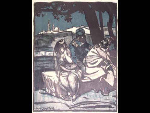 Roemeni&#xEB; verklaart oorlog aan Oostenrijk tijdens Eerst, Antiek en Kunst, Kunst | Litho's en Zeefdrukken, Verzenden