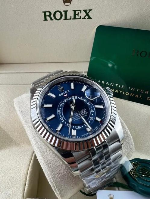 Rolex Skydweller, Sieraden, Tassen en Uiterlijk, Sporthorloges, Nieuw, Blauw, Waterdicht, Ophalen of Verzenden