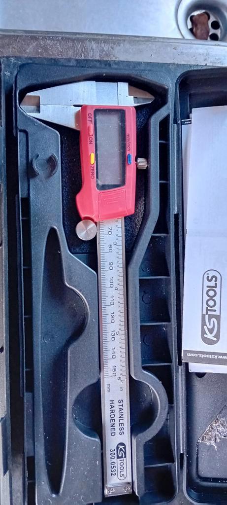 2 st Digitale Schuifmaat - Precisie Meten!, Doe-het-zelf en Verbouw, Meetapparatuur, Gebruikt, Overige meters, Ophalen of Verzenden