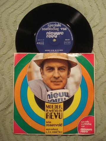 Wim Sonneveld 7" Vinyl Single: ‘Moeder ik wil bij de revue’  beschikbaar voor biedingen