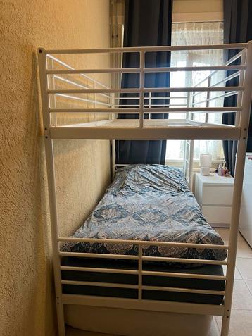 IKEA Stapelbed Metaal 90x200 - Topstaat! beschikbaar voor biedingen