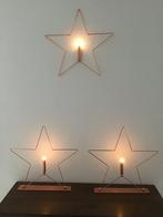 3 Strala Kerstster lampen staand / hangend werkt op batterij, Ophalen, Zo goed als nieuw, Metaal