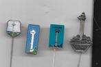 4 EUROMAST ROTTERDAM VERSCHILLENDE SPELDEN, Verzamelen, Speldjes, Pins en Buttons, Verzenden, Gebruikt, Stad of Land, Speldje of Pin