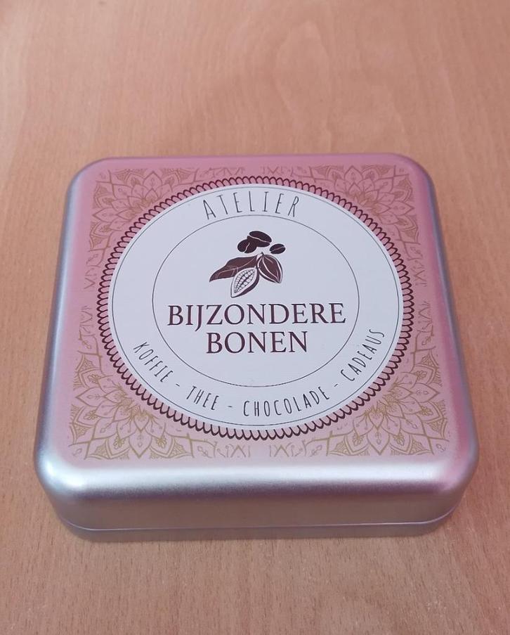 Bijzondere bonen blik, Verzamelen, Blikken, Gebruikt, Koffie, Verzenden