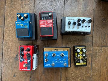 Gitaar effecten beschikbaar voor biedingen