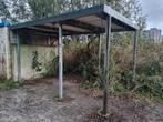 stalen overkapping, Tuin en Terras, Overkappingen, Ophalen, Zo goed als nieuw