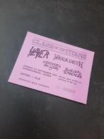 Slayer Megadeth Testament ST 1990 concert kaartje ticket, Ophalen of Verzenden, Gebruikt, Foto of Kaart