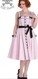 NIEUWE Hell Bunny rock & roll jaren 50 jurk roze met kaartje, Kleding | Dames, Jurken, Maat 46/48 (XL) of groter, Nieuw, Ophalen of Verzenden