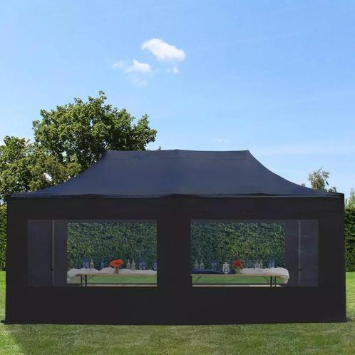 Easy-Up- Pop-Up Partytent Vouwtent 3x6m Met Panoramavensters, Tuin en Terras, Partytenten, Nieuw, Partytent, Opvouwbaar, Ophalen of Verzenden