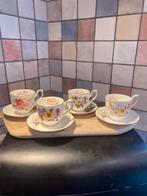 Duchess,fine bone china,4 kop en schotel,4 seizoenen, Antiek en Kunst, Ophalen of Verzenden