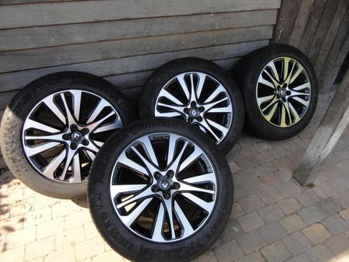 Renault Espace , grand alu velgen met zomerbanden 19 inch, Auto-onderdelen, Banden en Velgen, Band(en), Zomerbanden, 19 inch, 235 mm