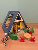 Playmobil - vakantiehuis + wielrenner, Ophalen of Verzenden, Gebruikt
