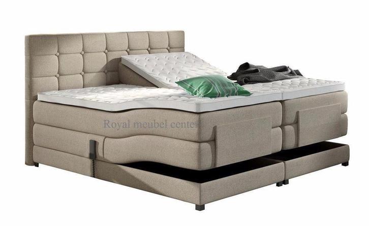 Elektrische Boxspring complete bedden set -SALE va €1199, Huis en Inrichting, Slaapkamer | Bedden, Nieuw, Tweepersoons, Hout, Ophalen of Verzenden