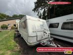 LMC Munsterland 475 TF incl voortent amp; luifel, Caravans en Kamperen, Caravans, Rondzit, LMC en Münsterland, Overige typen, Koelkast