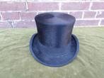 Antieke zwarte hoge hoed., Antiek en Kunst, Antiek | Kleding en Accessoires, Verzenden, Heren, W.S.B. chappelerie Anglaise.